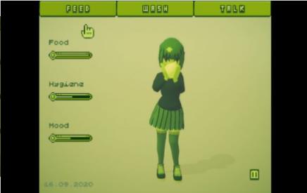 电子女孩手机版营养不良
