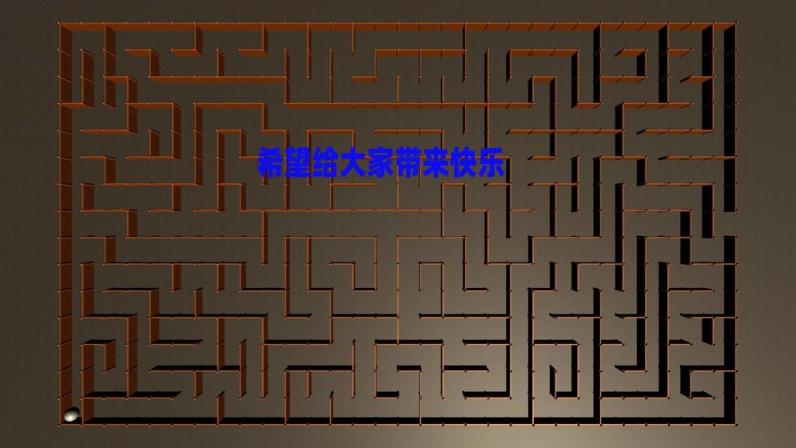 掌上迷宫

