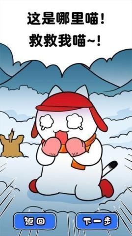 白猫的雪山救援
