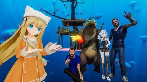 VRchat别人的模型
