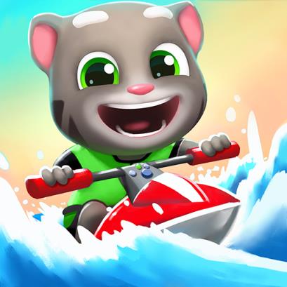 汤姆猫的摩托艇2手游