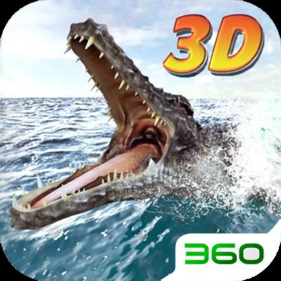 3D模拟饥饿鳄鱼