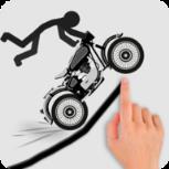 Stickman Racer Road Draw